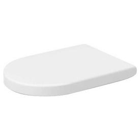 Toilet Seat Elongated with Slow Closing Cover Plastic White