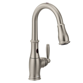 Brantford Single Handle High Arc Pull Down Kitchen Faucet with MotionSense