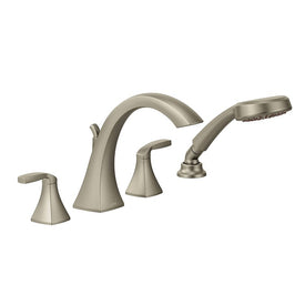 Voss Two Handle Roman Tub Filler Faucet Trim Kit with Handshower