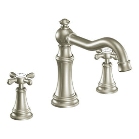 Weymouth Two-Handle High Arc Roman Tub Faucet with Lever Handles