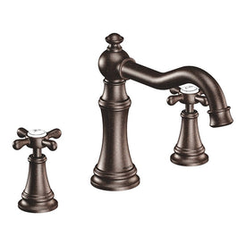 Weymouth Two-Handle High Arc Roman Tub Faucet with Lever Handles