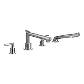 Arris Two Handle Roman Tub Faucet with Handshower