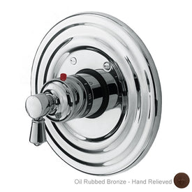 Metropole Round Thermostatic Valve Trim with Lever Handle