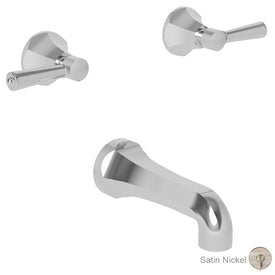 Metropole Two Handle Wall-Mount Tub Filler Faucet