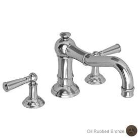 Jacobean Two Handle Roman Tub Filler Trim without Handshower