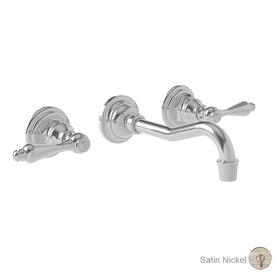 Chesterfield Two Handle Wall-Mount Bathroom Faucet