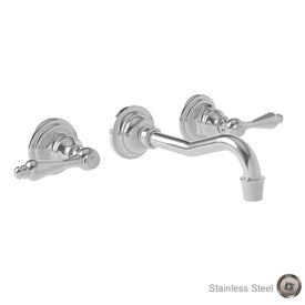 Chesterfield Two Handle Wall-Mount Bathroom Faucet