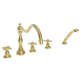 Chesterfield Two Handle Roman Tub Filler with Handshower