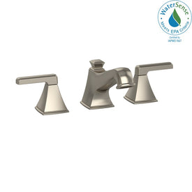Connelly Two Handle Widespread Bathroom Faucet with Drain