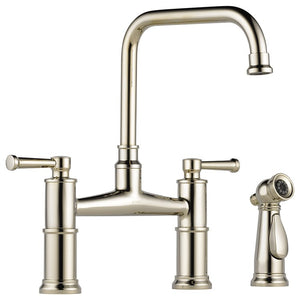 62525LF-PN Kitchen/Kitchen Faucets/Kitchen Faucets with Side Sprayer
