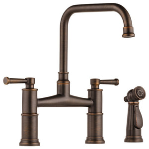 62525LF-RB Kitchen/Kitchen Faucets/Kitchen Faucets with Side Sprayer