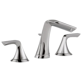 Sotria Two Handle Widespread Channel Spout Bathroom Faucet with Pop-Up Drain