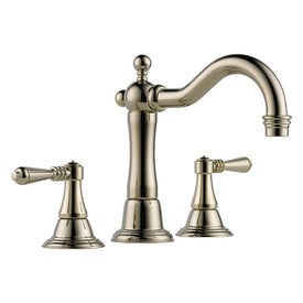 Tresa Two Handle Widespread Bathroom Faucet with Lever Handles/Drain