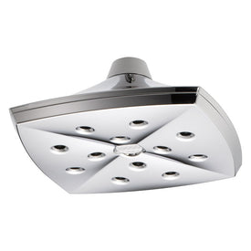 Charlotte Square Ceiling Mount H2Okinetic Rainfall Shower Head