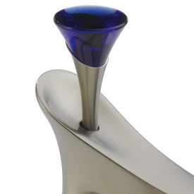 RSVP Blue Glass Finial for Roman Tub Faucet