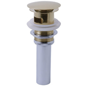Replacement Push Button Pop-Up Drain Assembly with Overflow