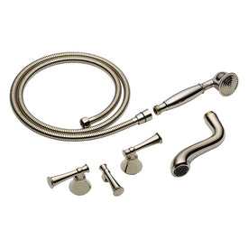 Baliza Two Handle Freestanding/Wall Mount Tub Filler with Handshower