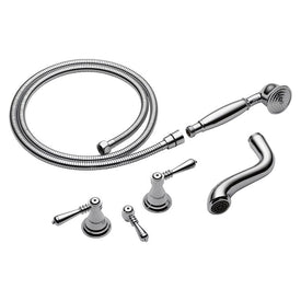 Tresa Two Handle Freestanding/Wall Mount Tub Filler with Handshower