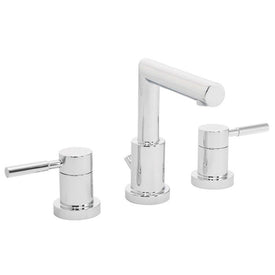 Neo Two Handle Widespread Bathroom Faucet with Lever Handles and Angled Spout