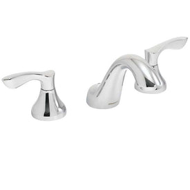 Chelsea Two Handle Widespread Bathroom Faucet with Lever Handles and Curved Spout