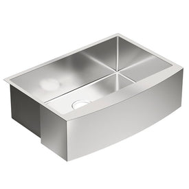 1800 Series 30" Single Bowl Stainless Steel Apron Front Undermount Kitchen Sink
