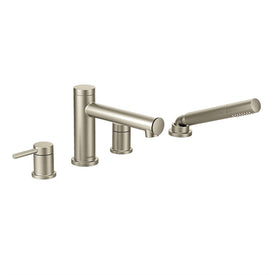 Align Two Handle 4-Hole Roman Tub Faucet with Handshower