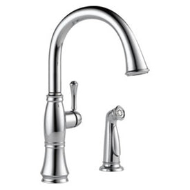 Cassidy Single Handle High Arc Kitchen Faucet with Sprayer