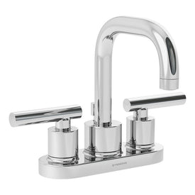 Dia Two Handle Centerset Bathroom Faucet with Drain