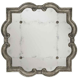 Prisca Distressed Silver Mirror Small