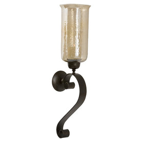Joselyn Bronze Candle Wall Sconce