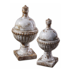 Sini Ceramic Finials Set of 2