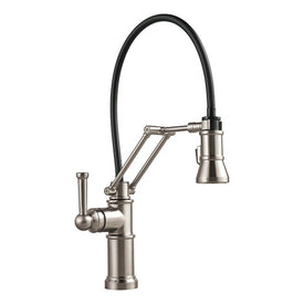 Artesso Single Handle Kitchen Faucet with Articulating Arm