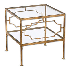 Genell Gold Cube Table