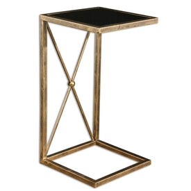 Zafina Gold Side Table