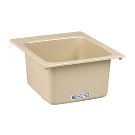 17"W x 20"D Self-Rimming Utility Sink with Center Drain