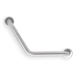Caregiver 12" x 12" 120-Degree Angled Stainless Steel Grab Bar