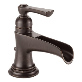 Rook Single Handle Channel Spout Bathroom Faucet with Pop-Up Drain
