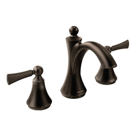 Wynford Two Handle High Arc Widespread Bathroom Faucet with Lever Handles