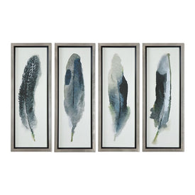 Feathered Beauty Prints by Grace Feyock Set of 4