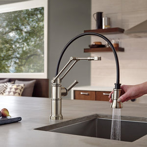 63225LF-PN Kitchen/Kitchen Faucets/Pull Down Spray Faucets