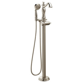 Traditional Single Handle Floor Mount Tub Filler without Handle