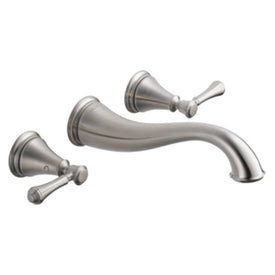 Cassidy Two Handle Wall-Mount Bathroom Faucet