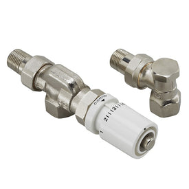 Standard 1/2" Reverse Angle Control Valve for Towel Warmer