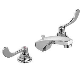 Monterrey Two Handle Widespread Bathroom Faucet with Wrist Blade Handles/Flexible Underbody 0.5 GPM