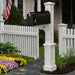 5813-W Outdoor/Mailboxes & Address Signs/Mailbox Posts