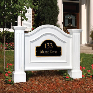 5820-W Outdoor/Mailboxes & Address Signs/Address Sign Posts