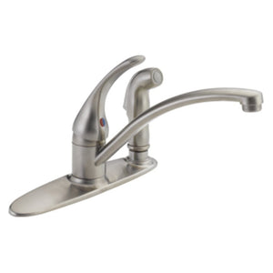 B3310LF-SS Kitchen/Kitchen Faucets/Kitchen Faucets with Side Sprayer