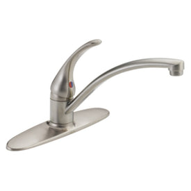 Foundations Single Handle Kitchen Faucet with Escutcheon