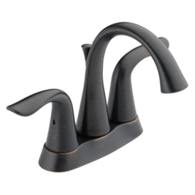 Lahara Two Handle Centerset Bathroom Faucet with Drain