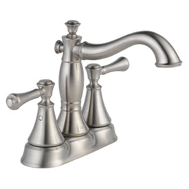 Cassidy Two Handle Centerset Bathroom Faucet with Drain